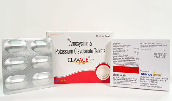 clavage,allengeindia, allengeindia panchkula, clavage syrup, clavage tablet, panchkula, pcd company in panchkula, pharma franchise in panchkula, pharma company, pharmaceutical manufacturing, pharma products, Amoxicillin Clavulanic Acid antibiotic tablets and suspension for bacterial infections.