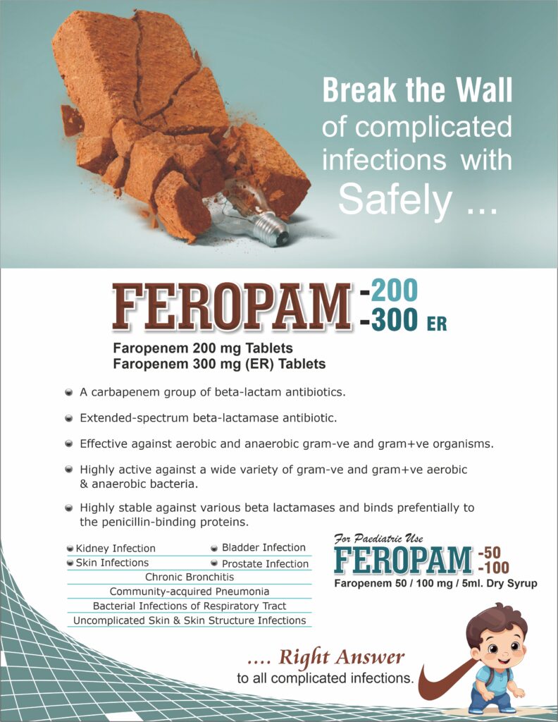 Faropenem Injection Feropam | Faropenem Tablet