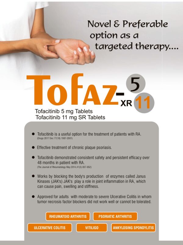 tofaz, tofaz-5, allenge india, allengeindia panchkula, daksh pharma panchkula, pcd franchise, tofaz xr 11